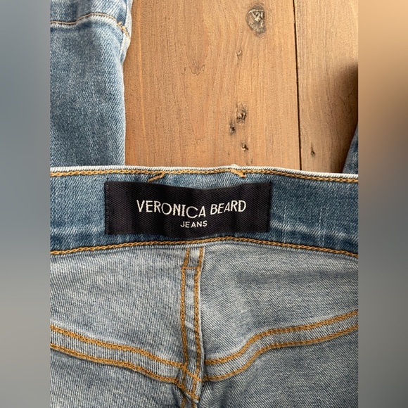 CURRENT SEASON Veronica Beard Carson kick flare Jean in Amethyst NWT - Picture 10 of 13